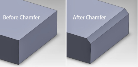 Difference Between A Fillet and Chamfer