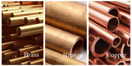 A Comprehensive Comparison Between Brass,Bronze and Copper