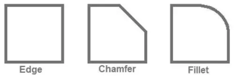 Difference Between A Fillet and Chamfer
